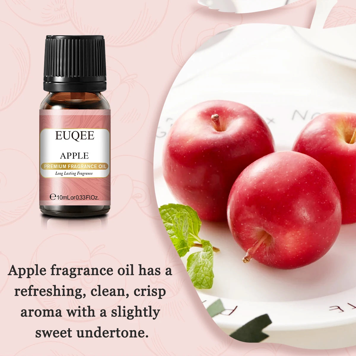 EUQEE 10ml Premium Fragrance Oil For Humidifier Diffuser Coconut Vanilla Forest Fine Sandalwood Bamboo& Teak Mango Aroma Oils.