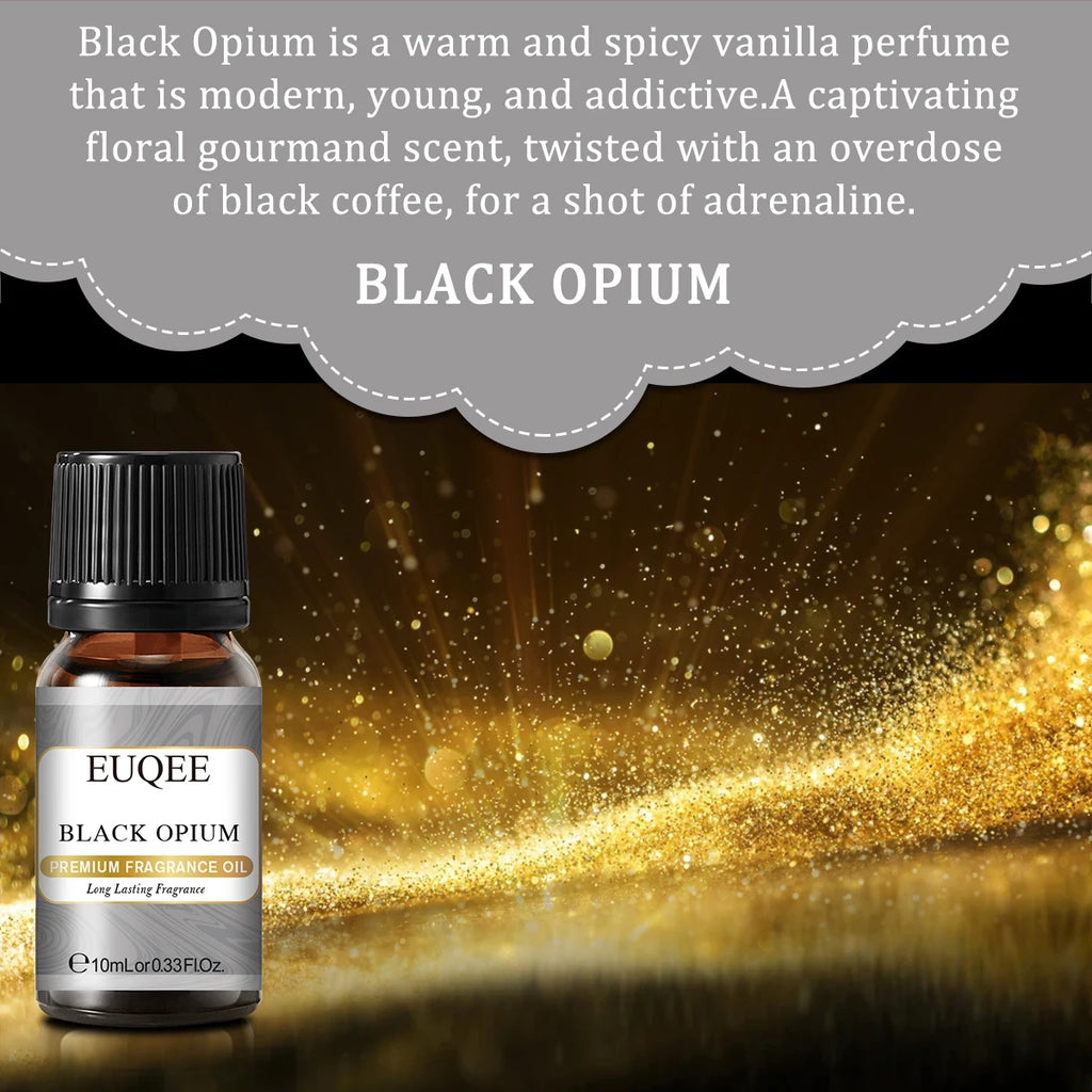 EUQEE 10ml Premium Fragrance Oil For Humidifier Diffuser Coconut Vanilla Forest Fine Sandalwood Bamboo& Teak Mango Aroma Oils.