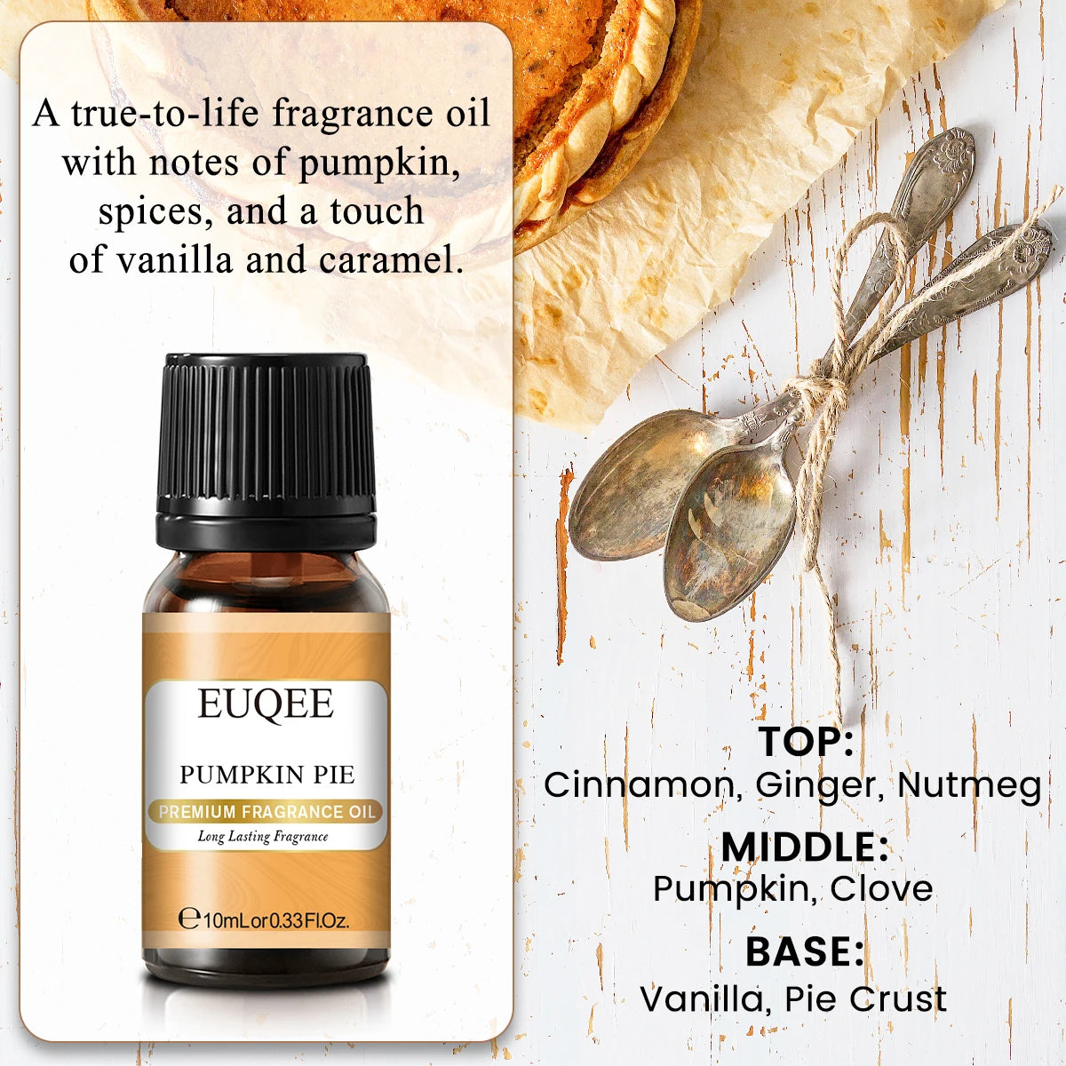 EUQEE 10ml Premium Fragrance Oil For Humidifier Diffuser Coconut Vanilla Forest Fine Sandalwood Bamboo& Teak Mango Aroma Oils.