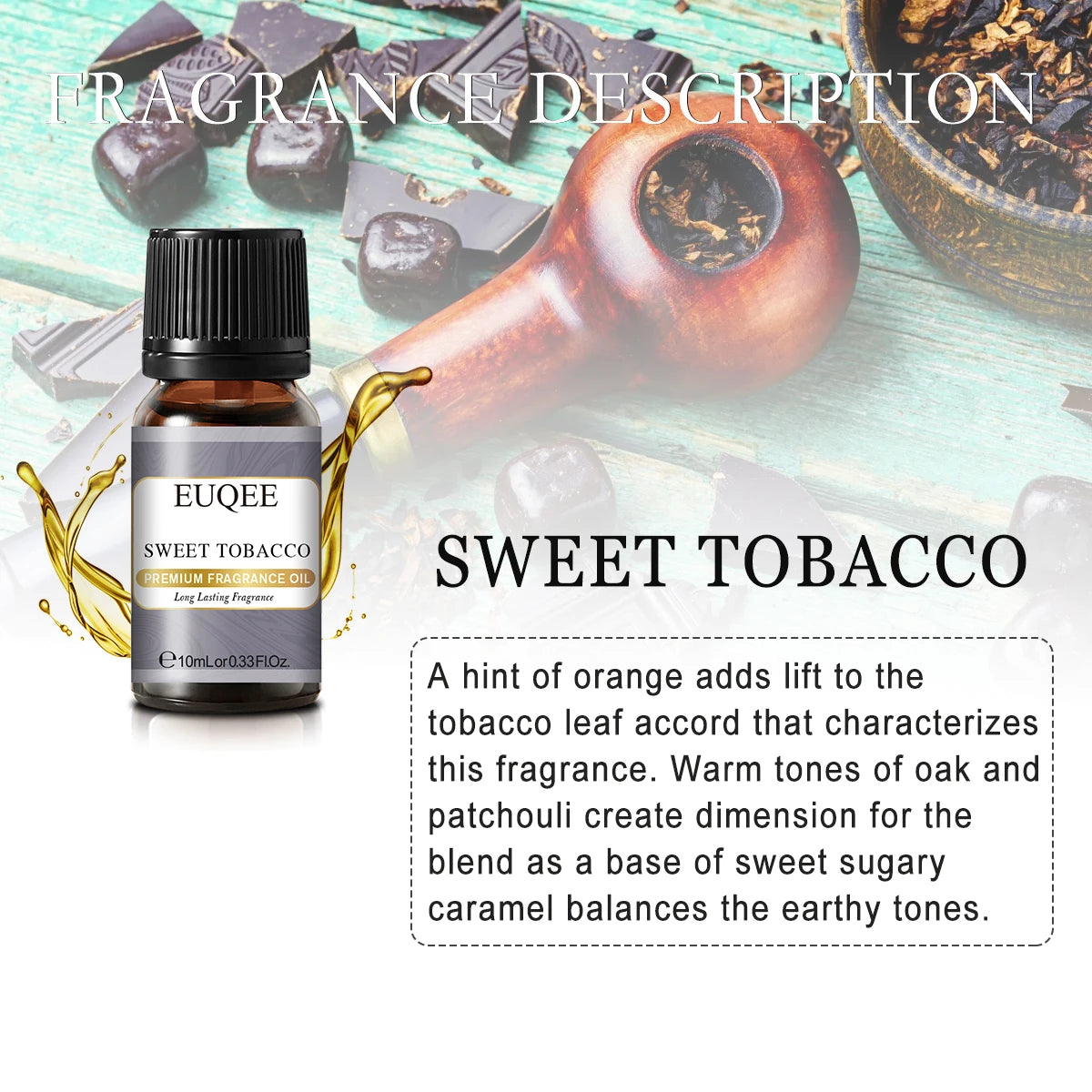 EUQEE 10ml Premium Fragrance Oil For Humidifier Diffuser Coconut Vanilla Forest Fine Sandalwood Bamboo& Teak Mango Aroma Oils.