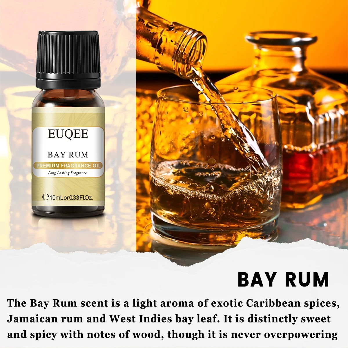EUQEE 10ml Premium Fragrance Oil For Humidifier Diffuser Coconut Vanilla Forest Fine Sandalwood Bamboo& Teak Mango Aroma Oils.