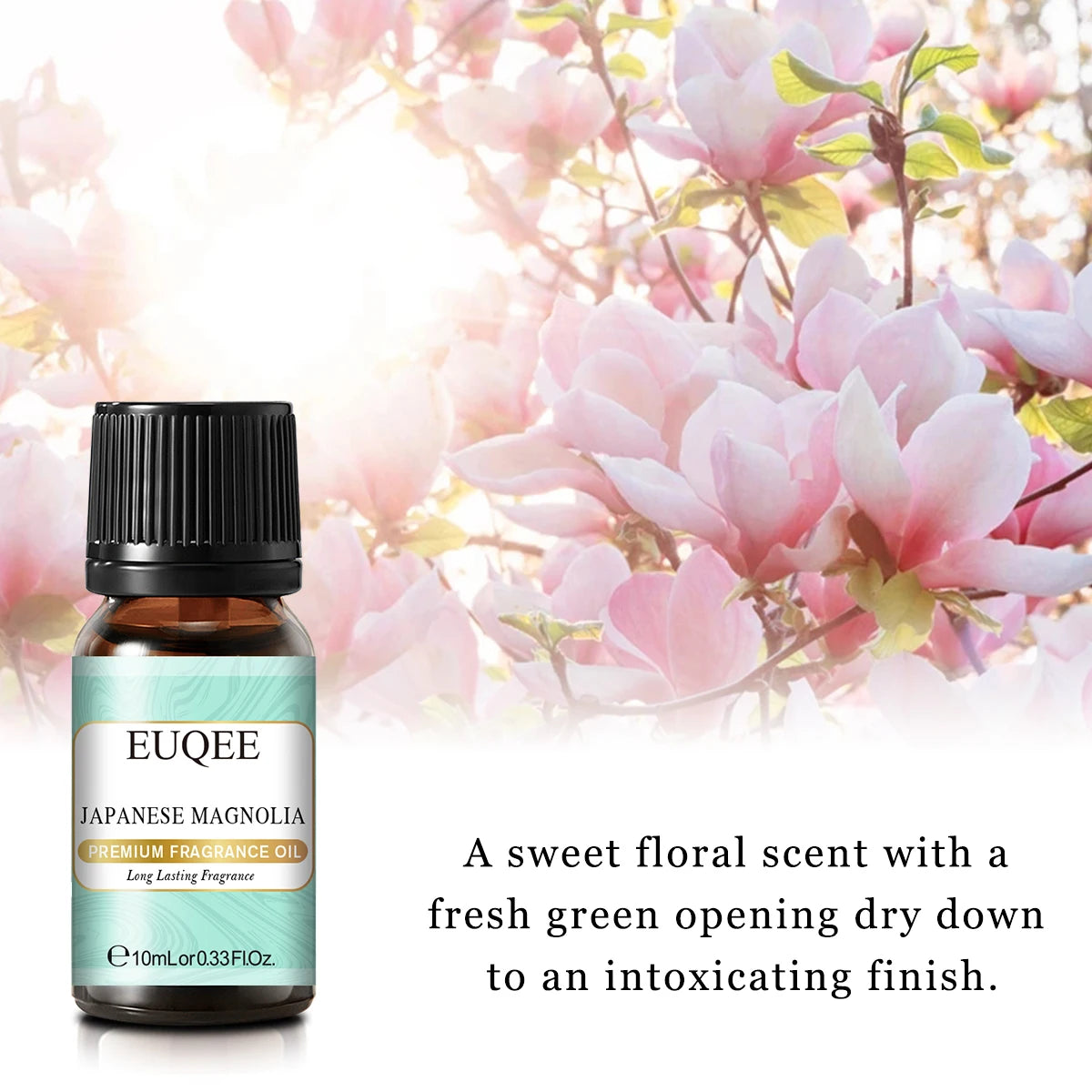 EUQEE 10ml Premium Fragrance Oil For Humidifier Diffuser Coconut Vanilla Forest Fine Sandalwood Bamboo& Teak Mango Aroma Oils.