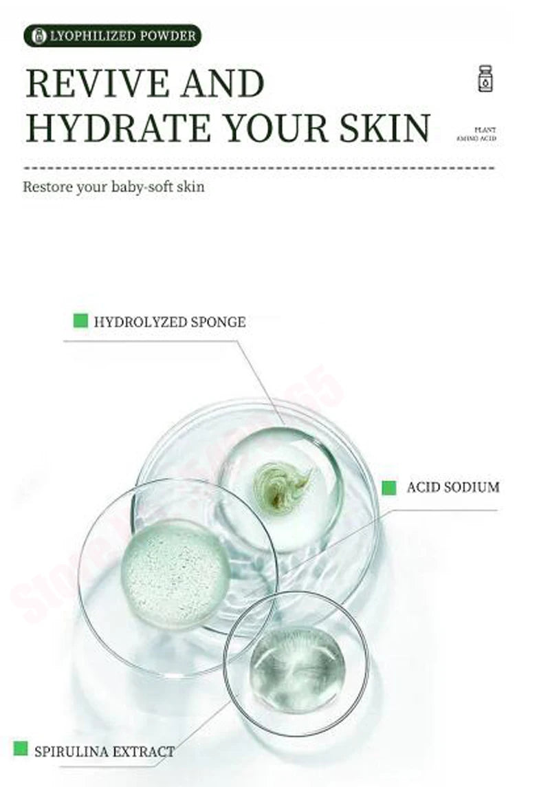 Algae Peeling Whitening Melasma Peel Kit Natural Seaweed Bone Plant Extract Mask Rejuvenation Moisturize Facial Skin Care