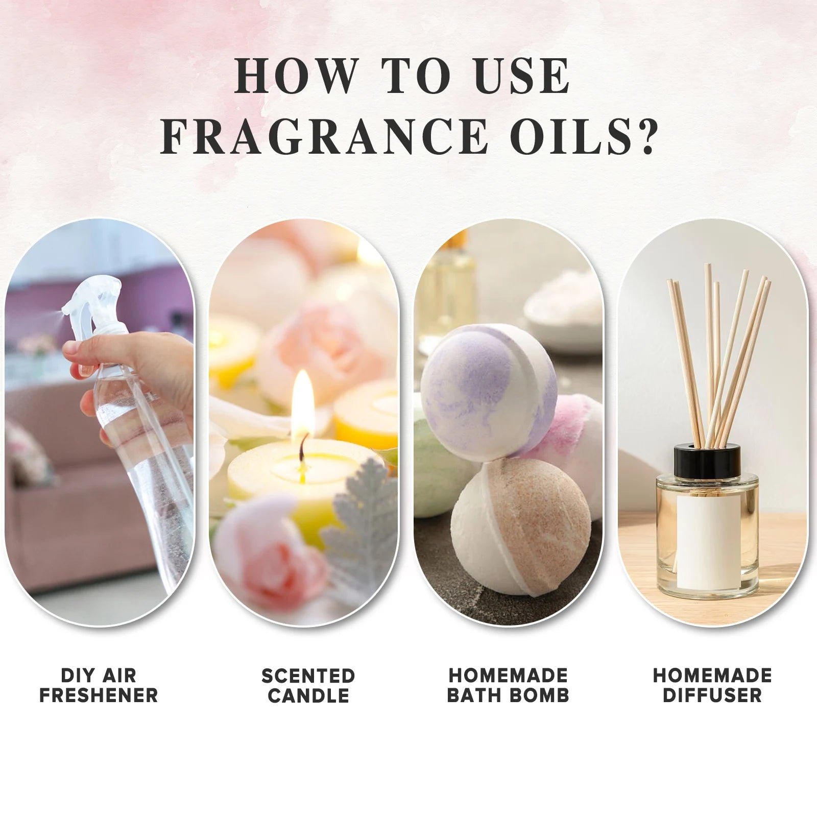 PHATOIL 10ml Passion Fruit Fragrance Oil Diffuser Strawberry Mango Watermelon Coconut Flavoring Oil For Spa Soap Making