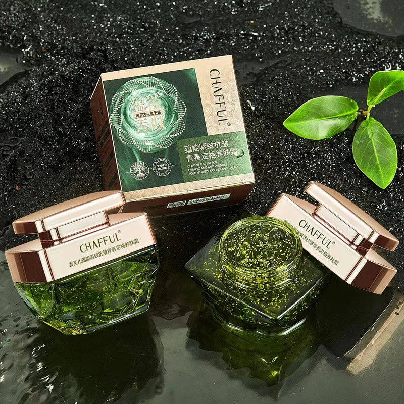 Plant Caviar Collagen Firming Revitalizing Cream Hydrating Moisturizing Repair Skin Dark Yellow Rough Skin Care Korean Face Care
