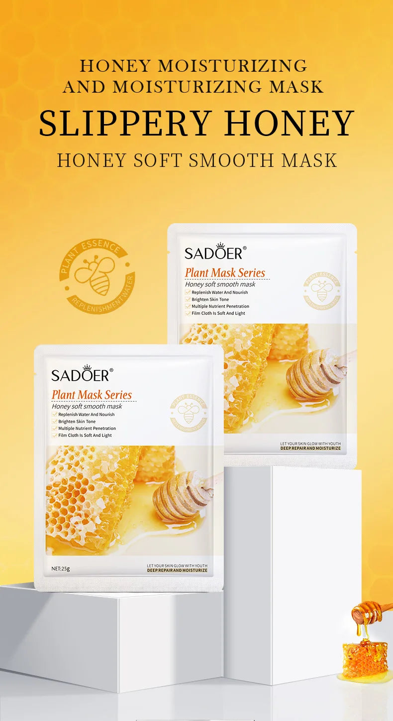 8pcs Natural Plant Face Mask Beauty Skincare Facial Masks Moisturizing Firming Hydrating Facial Mask Face Care Korean Cosmetics.