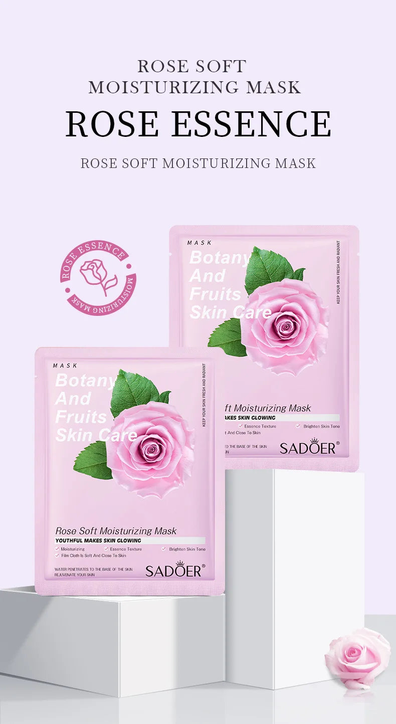 8pcs Natural Plant Face Mask Beauty Skincare Facial Masks Moisturizing Firming Hydrating Facial Mask Face Care Korean Cosmetics.