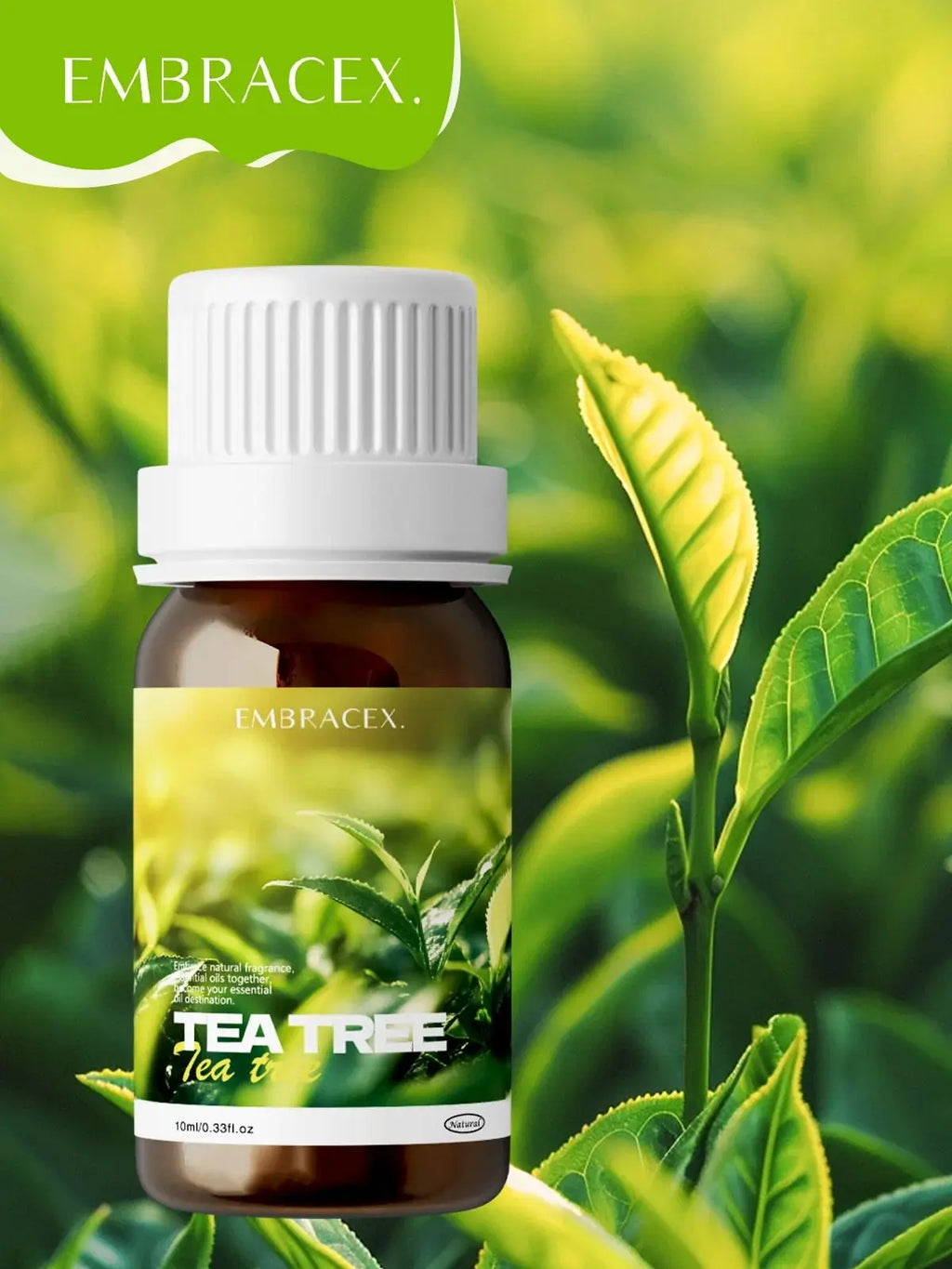 Tea Tree Oil For Skin,Hair,Aromatherapy,Diy Candle 100% Pure Natural Tea Tree Essential Oils 10ml For Travel, Camping, Hiking