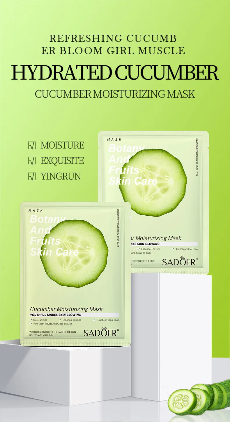 8pcs Natural Plant Face Mask Beauty Skincare Facial Masks Moisturizing Firming Hydrating Facial Mask Face Care Korean Cosmetics.