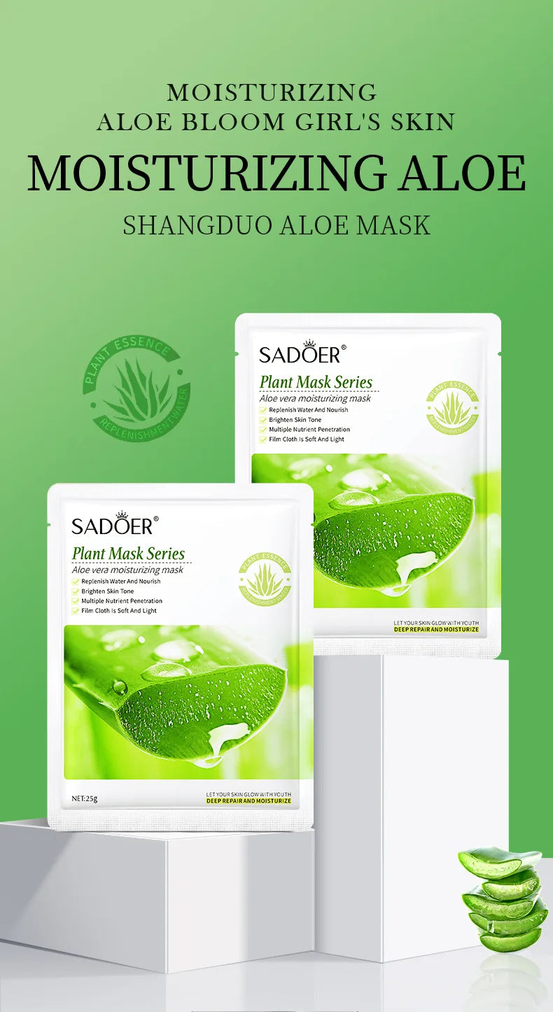 8pcs Natural Plant Face Mask Beauty Skincare Facial Masks Moisturizing Firming Hydrating Facial Mask Face Care Korean Cosmetics.