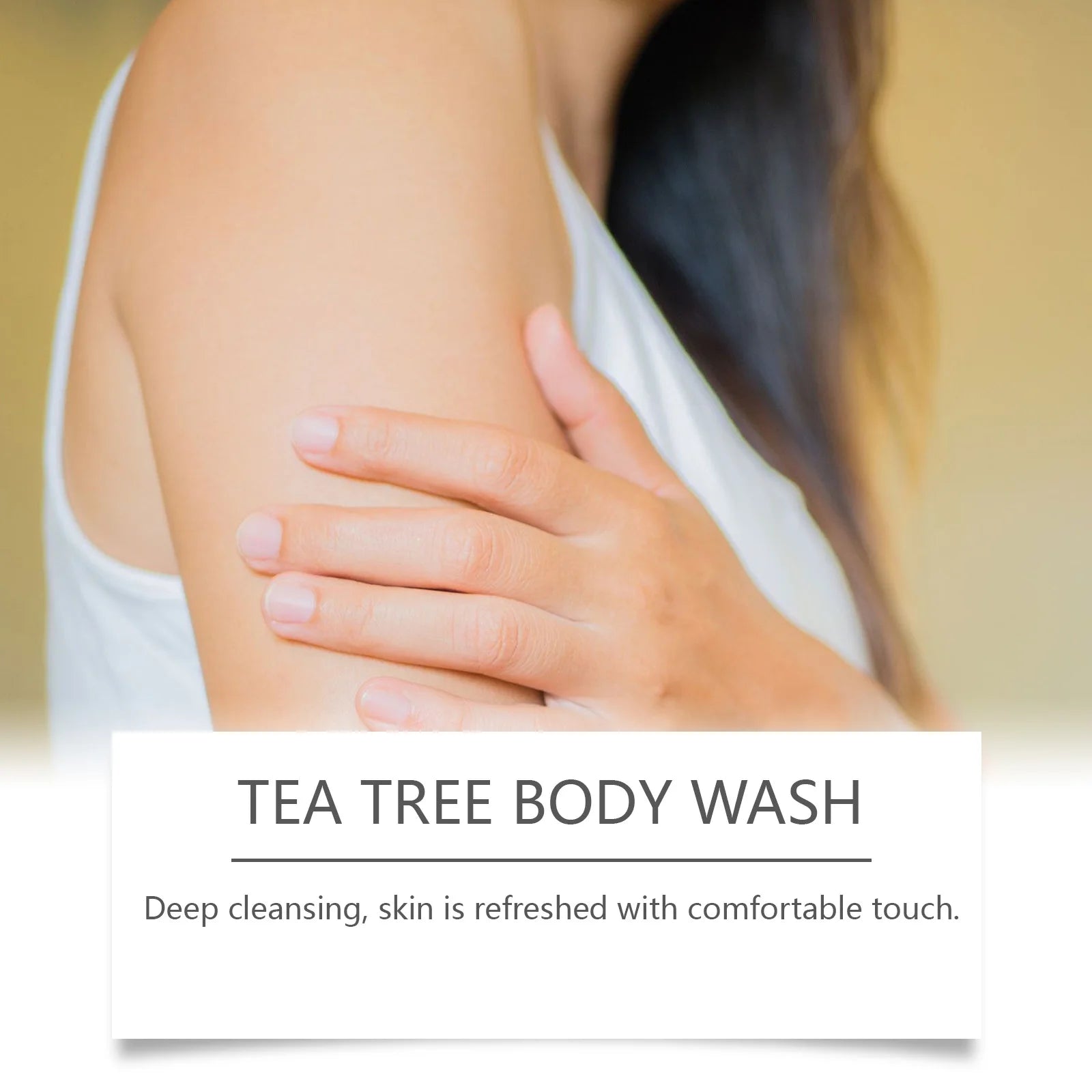 OceAura Tea Tree Cleansing Shower Gel Nourishes, Moisturizes, Lasts Fragrance, Refreshing, Non greasy Fragrance Shower Gel