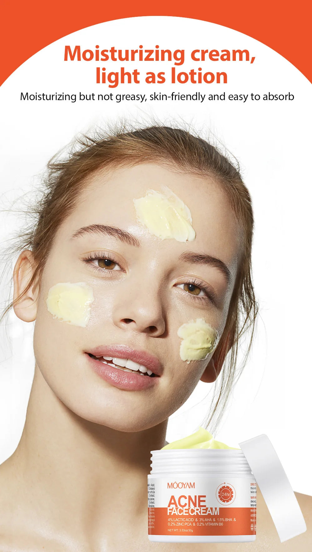 Herbal Acne Removal Face Cream Anti-Acne Gel Treatment Acne Scar Pore Shrinking Eliminate Large Pores Pimples Whitening Face Car