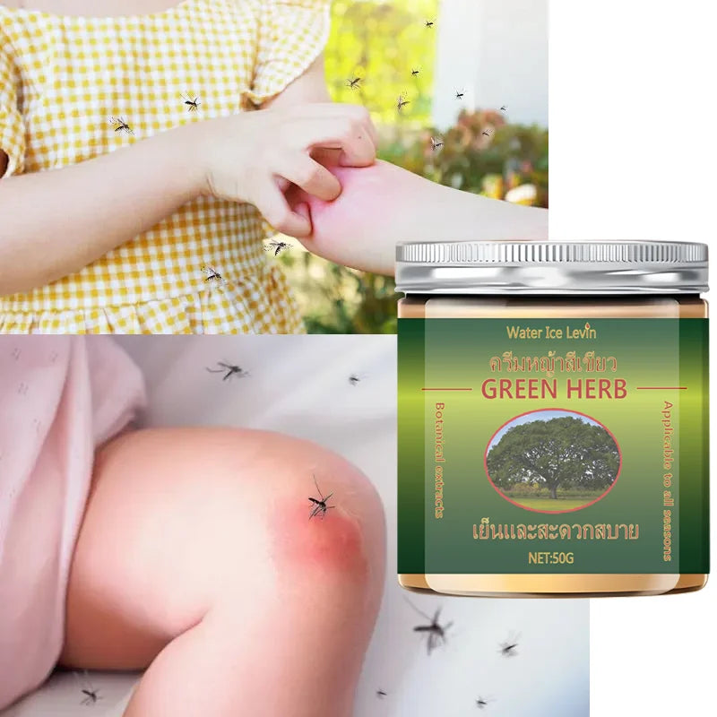 Herbal Body Cream, Care Cream Containing Glycerin and Mint Extract, Suitable for All Skin Types of Moisturizing Massage Cream, Fresh Smell