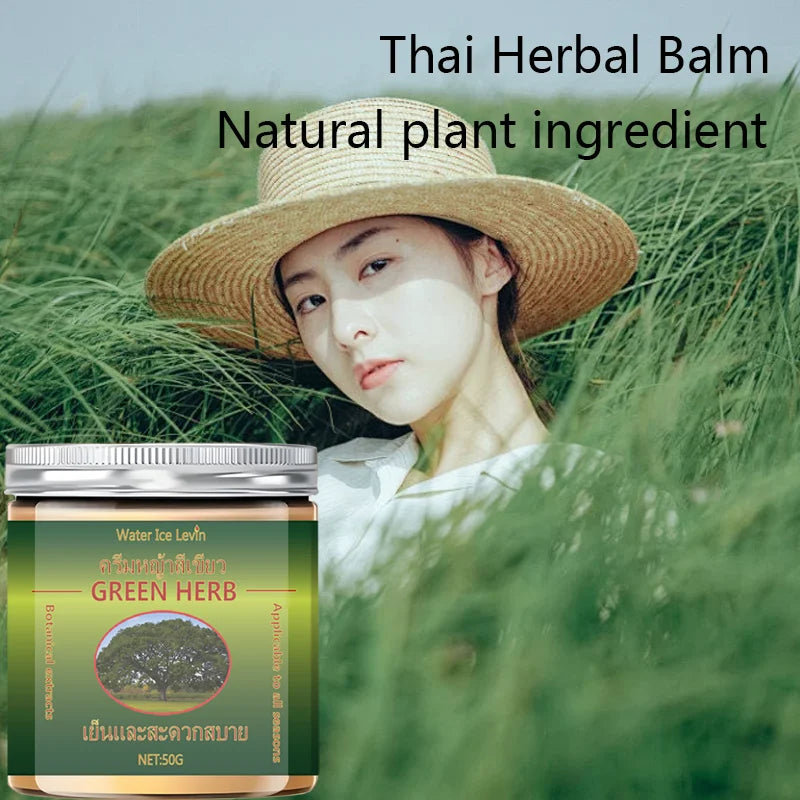 Herbal Body Cream, Care Cream Containing Glycerin and Mint Extract, Suitable for All Skin Types of Moisturizing Massage Cream, Fresh Smell