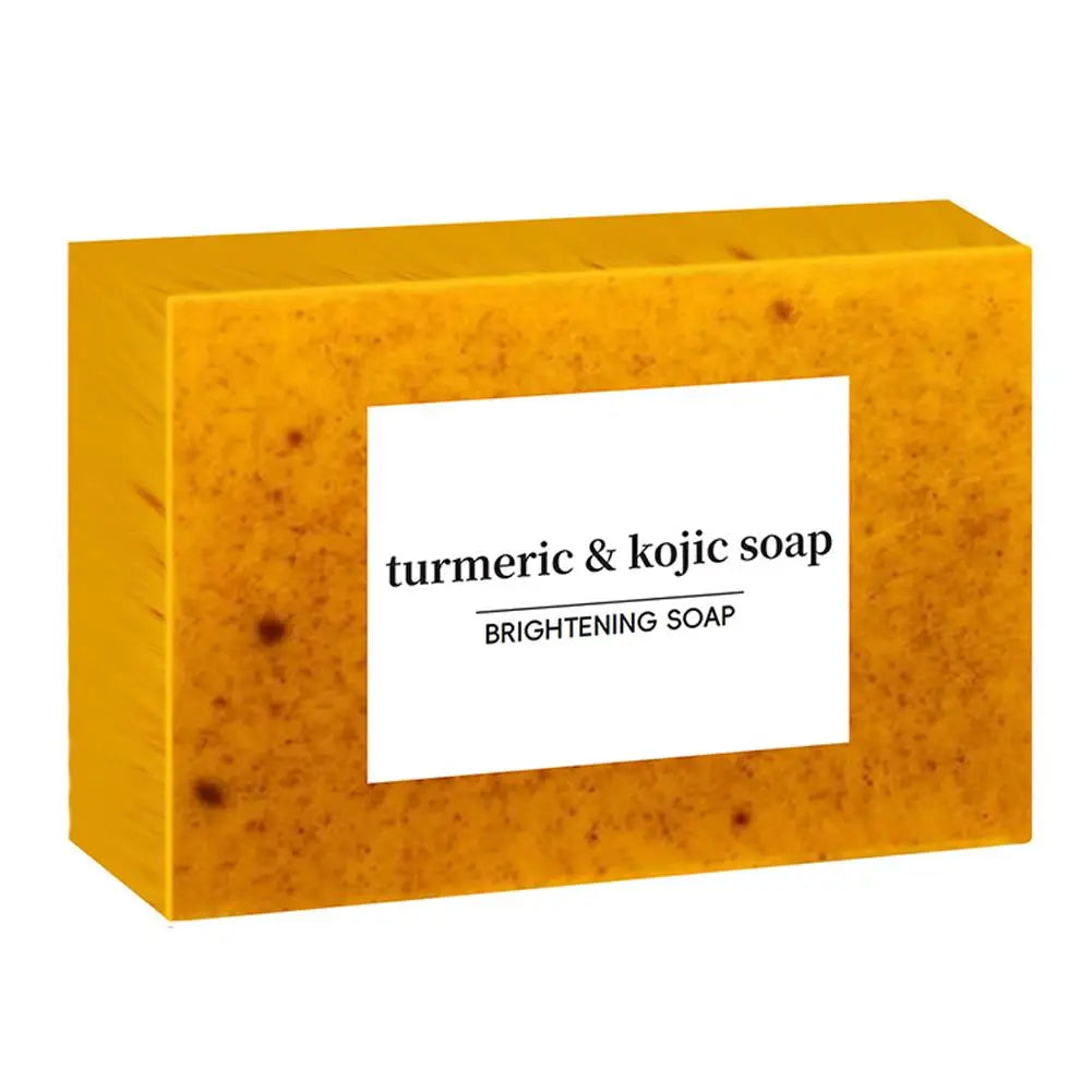 100g Turmeric Hand Made Soap, Lemon Kojic Acid Soap, Shower and Facial Soap body care 1pc