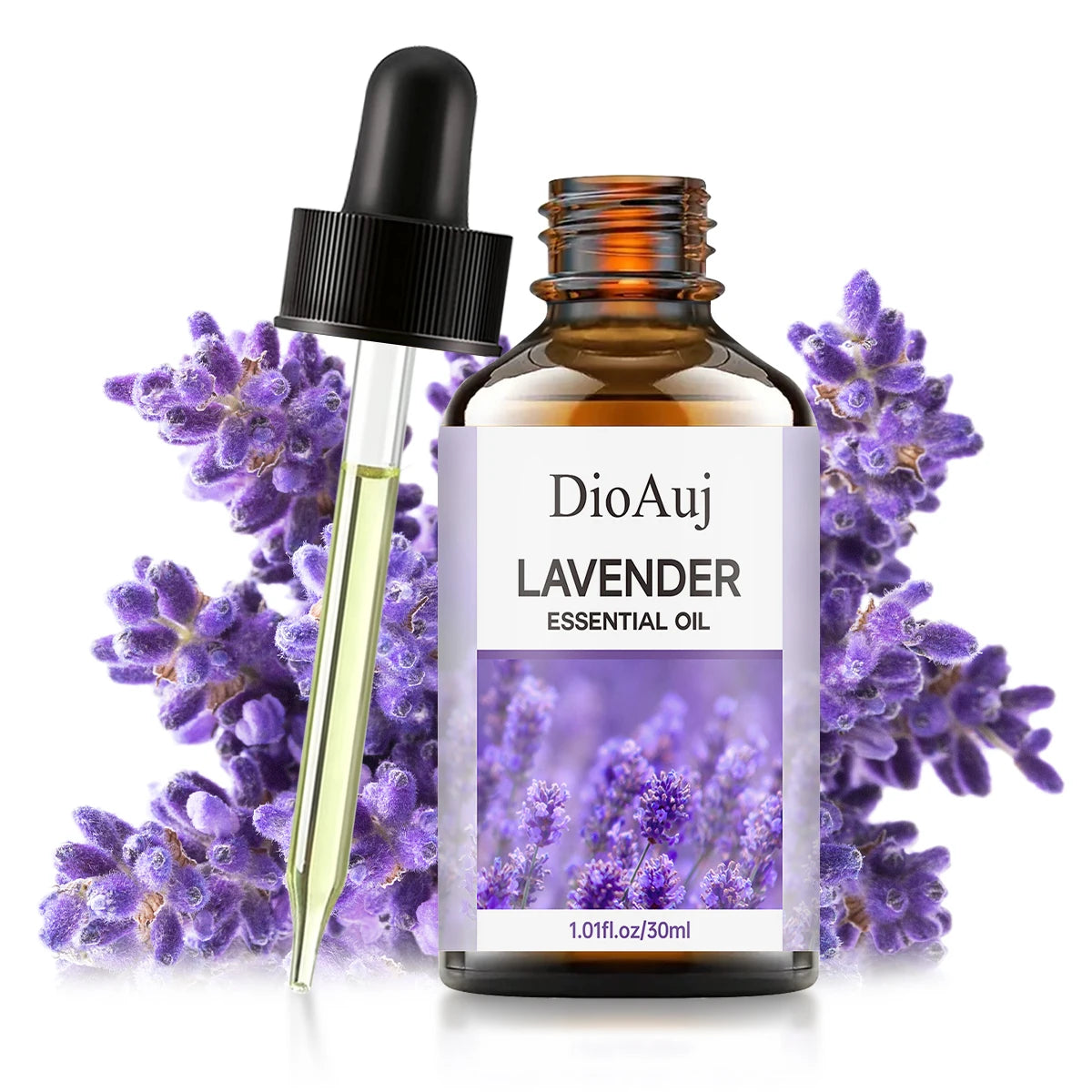 30ml/1.01fl.oz LAVENDER Essential Oil for Humidifier, Facial, Skin Care, Aromatherapy, Hair Care, Scalp and Body Massage