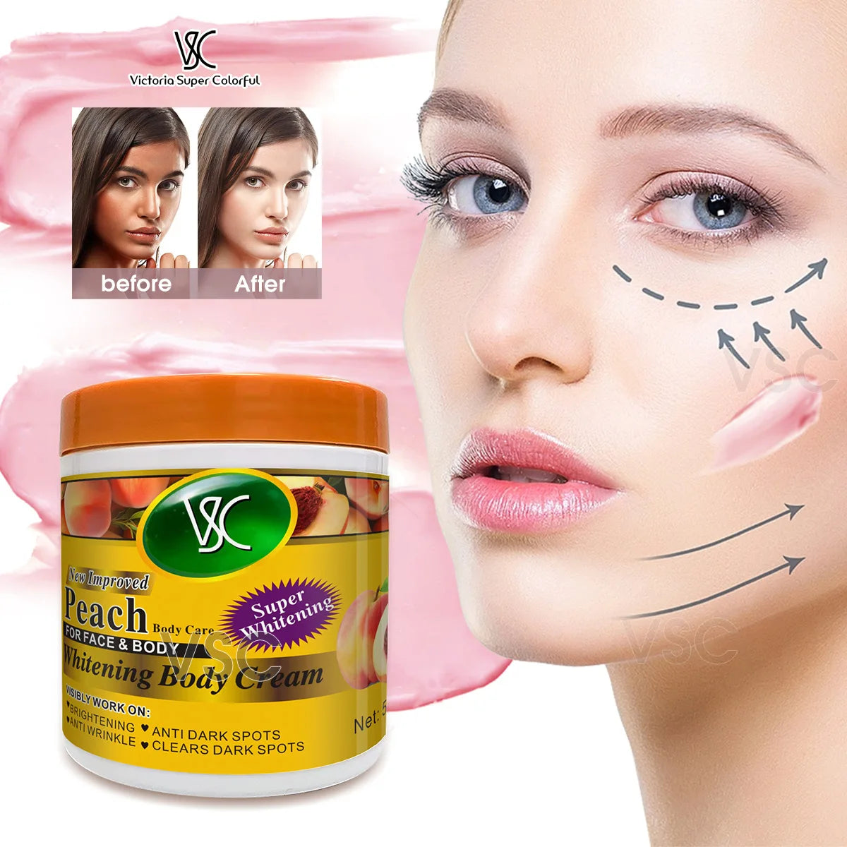 Turmeric Moisturizer Body Lotion Brightaning And Blackening Hydrating And Moisturizing Skin Body Cream Moisturizer Face Cream