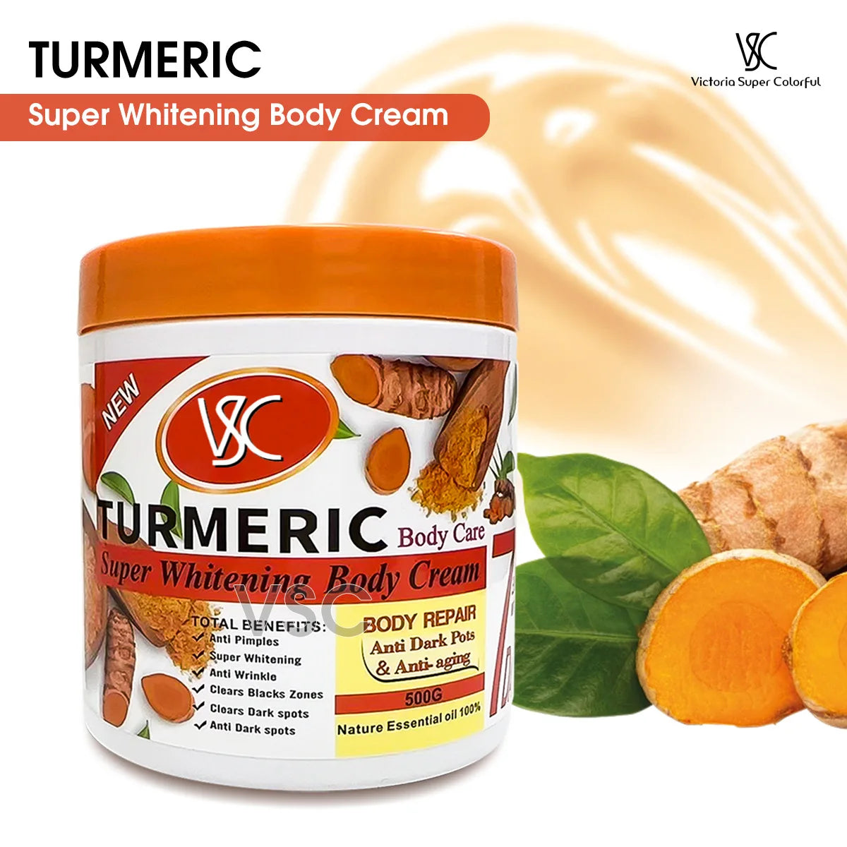 Turmeric Moisturizer Body Lotion Brightaning And Blackening Hydrating And Moisturizing Skin Body Cream Moisturizer Face Cream