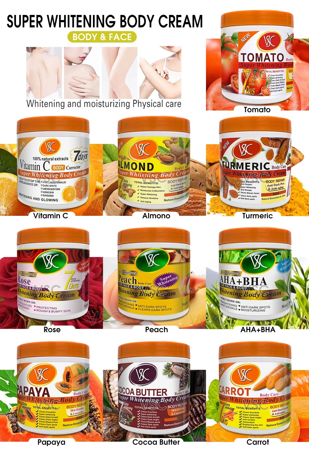 Turmeric Moisturizer Body Lotion Brightaning And Blackening Hydrating And Moisturizing Skin Body Cream Moisturizer Face Cream