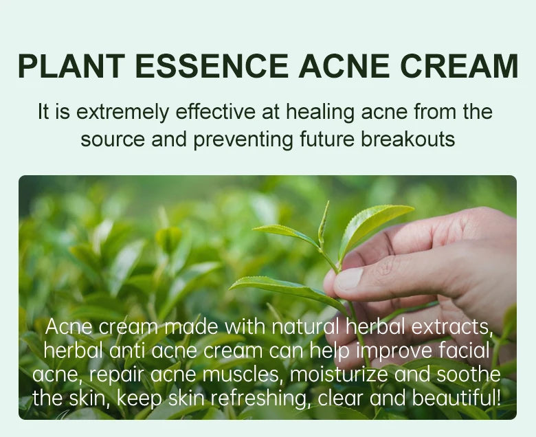 Herbal Acne Face Cream pimple marks removal oil control moisturizing pockmark smooth facial cream skin care products JoyPretty.