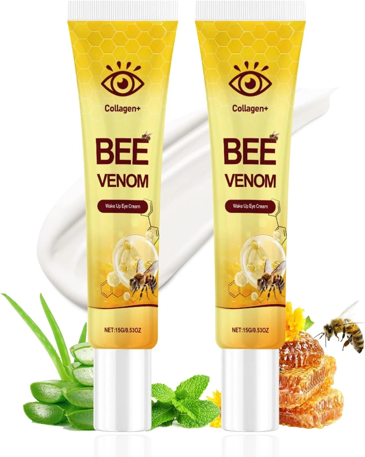 Bee Venom Eye Cream Remove Dark Circles Lightening Anti Eye Bag Puffiness Firming Skin Fade Fine Lines Nourish Lifting Skincaer